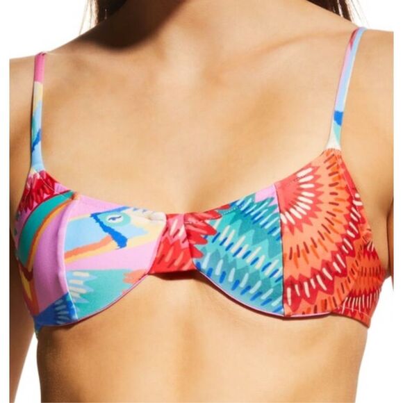 NWT- FARM RIO “HAPPY TOUCAN” VIBRANT COLORED BIKINI SET- SIZE XS/SMALL - Picture 3 of 15